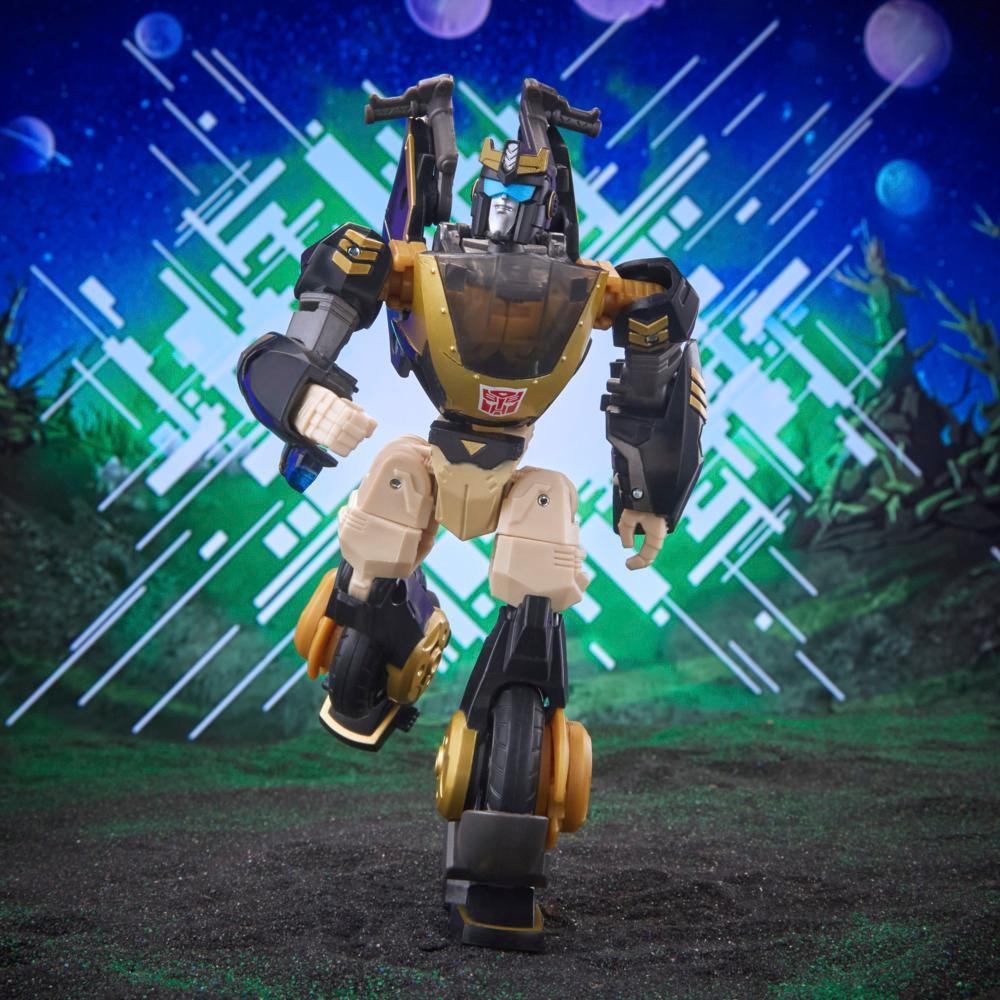 Transformers Generations Legacy Evolution, figurine à conversion Animated Universe Prowl classe Deluxe de 14 cm product thumbnail 1