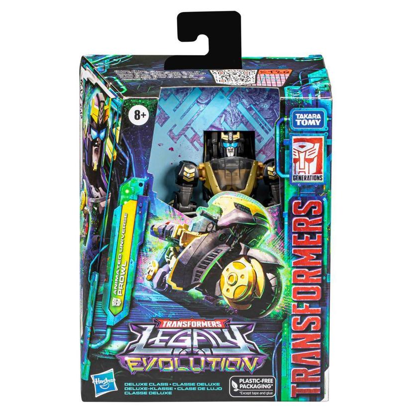 Transformers Generations Legacy Evolution, figurine à conversion Animated Universe Prowl classe Deluxe de 14 cm product image 1