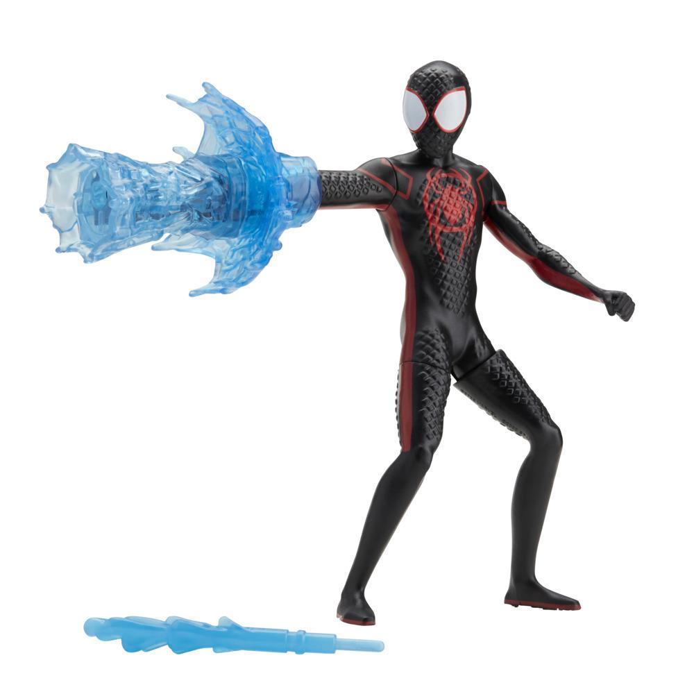 Marvel Spider-Man: Across the Spider-Verse, figurine deluxe Miles Morales Toile tournante de 15 cm, pour enfants, dès 4 ans product thumbnail 1