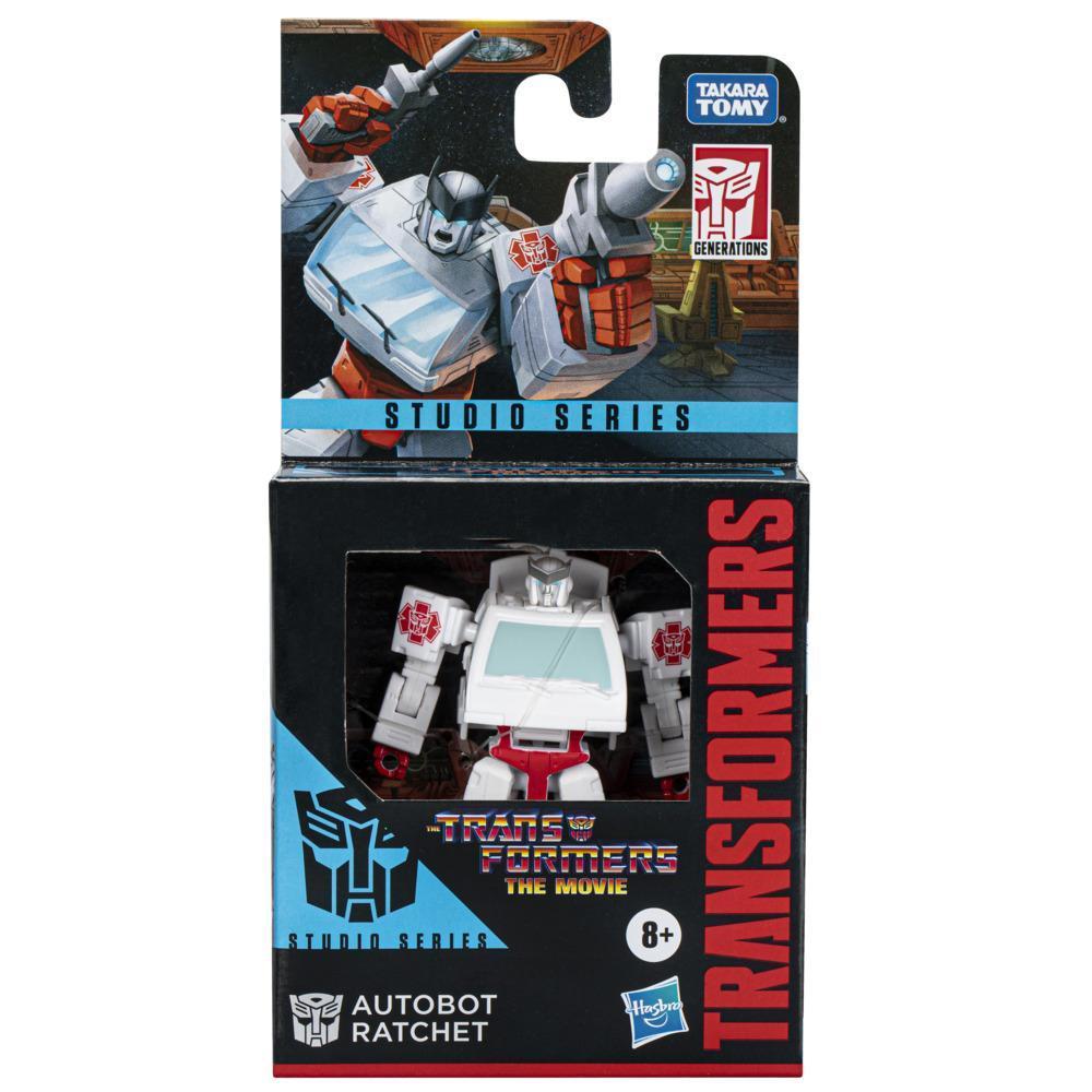 Transformers Studio Series, figurine Autobot Ratchet classe Origine de 8,5 cm de Les Transformers : le film, dès 8 ans product thumbnail 1