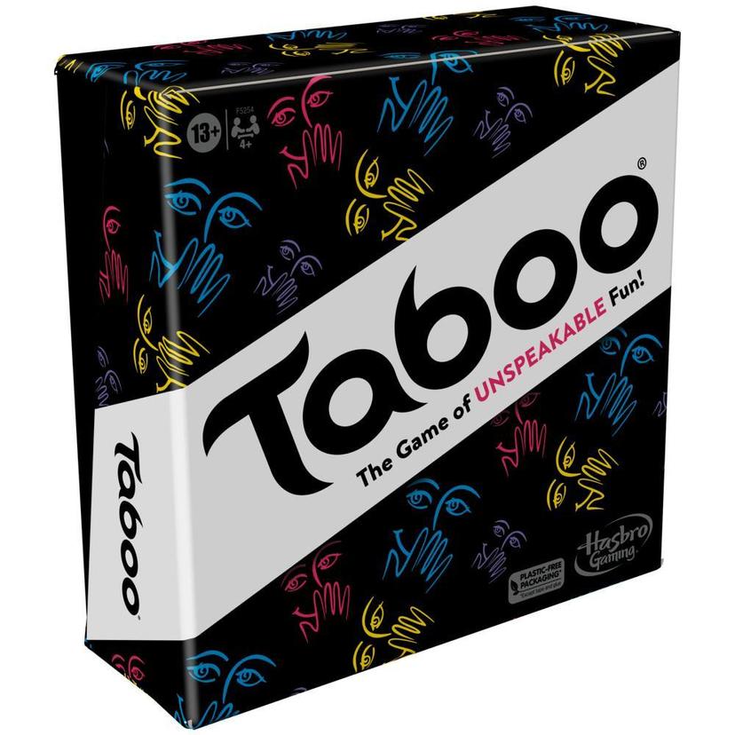 Jeu Taboo classique, jeu de mots à deviner, pour ados et adultes, dès 13 ans, jeu de société pour 4 joueurs et plus product image 1