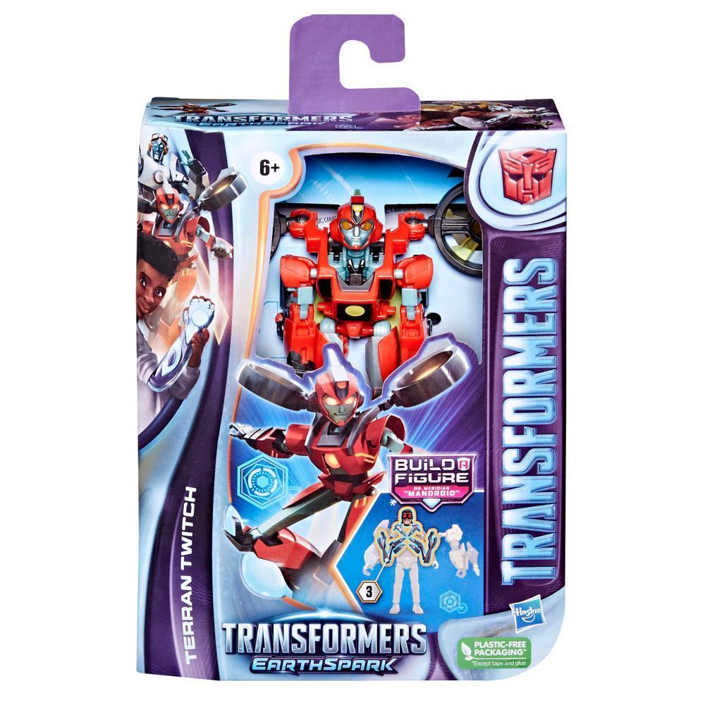 Transformers EarthSpark Figurine Terran Twitch classe Deluxe product thumbnail 1