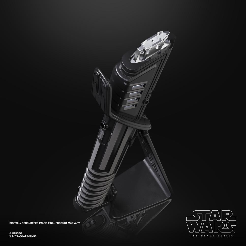 Star Wars The Black Series, Mandalorian Darksaber, sabre laser Force FX Elite  avec lumières LED avancées et effets sonores, article de cosplay pour adultes product thumbnail 1