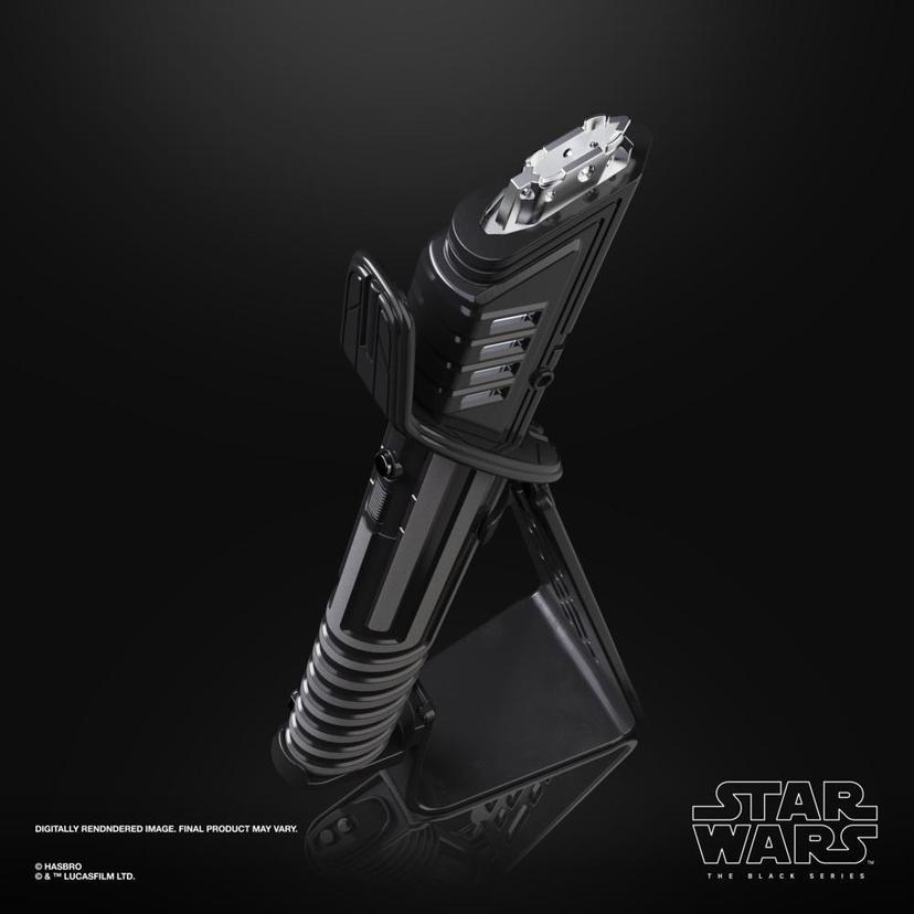 Star Wars The Black Series, Mandalorian Darksaber, sabre laser Force FX Elite  avec lumières LED avancées et effets sonores, article de cosplay pour adultes product image 1