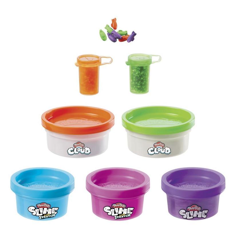 Play-Doh Nickelodeon Slime Mélange rock 'n' roll avec 5 couleurs de pâte atoxique et 3 variétés de perles, pour enfants dès 4 ans product image 1