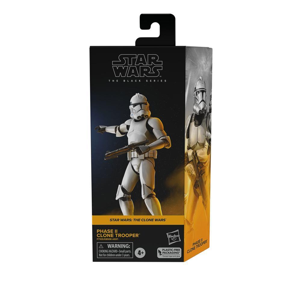 Star Wars The Black Series, Clone Trooper Phase II, figurine Star Wars de 15 cm product thumbnail 1