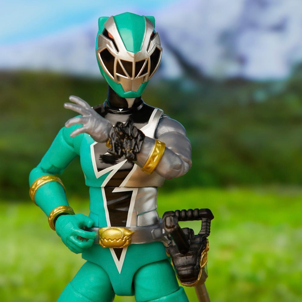 Power Rangers Lightning Collection, figurine de collection Ranger vert Dino Fury de 15 cm product thumbnail 1