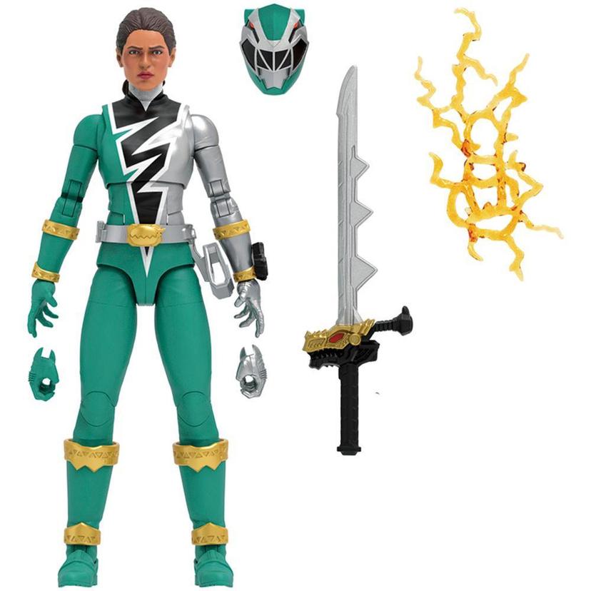 Power Rangers Lightning Collection, figurine de collection Ranger vert Dino Fury de 15 cm product image 1