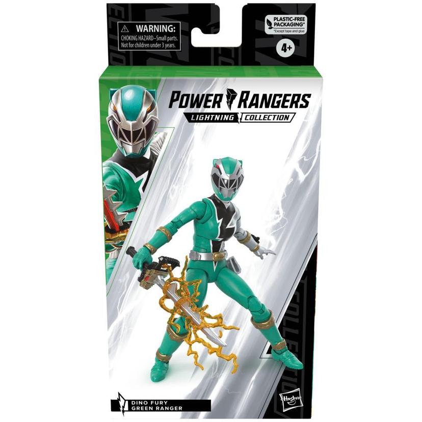 Power Rangers Lightning Collection, figurine de collection Ranger vert Dino Fury de 15 cm product image 1
