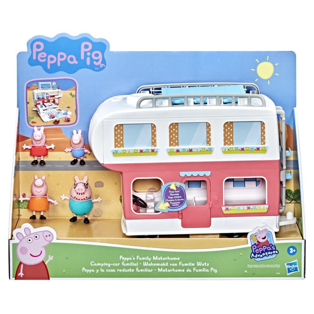 Peppa Pig Peppa’s Adventures Camping-car familial, jouet pour enfants, dès 3 ans product thumbnail 1