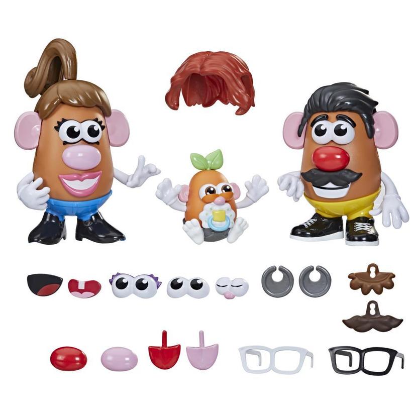 Potato Head, La famille Patate, 45 pièces pour personnaliser la famille  Patate, jouet pour enfants, dès 2 ans - Mr Potato Head