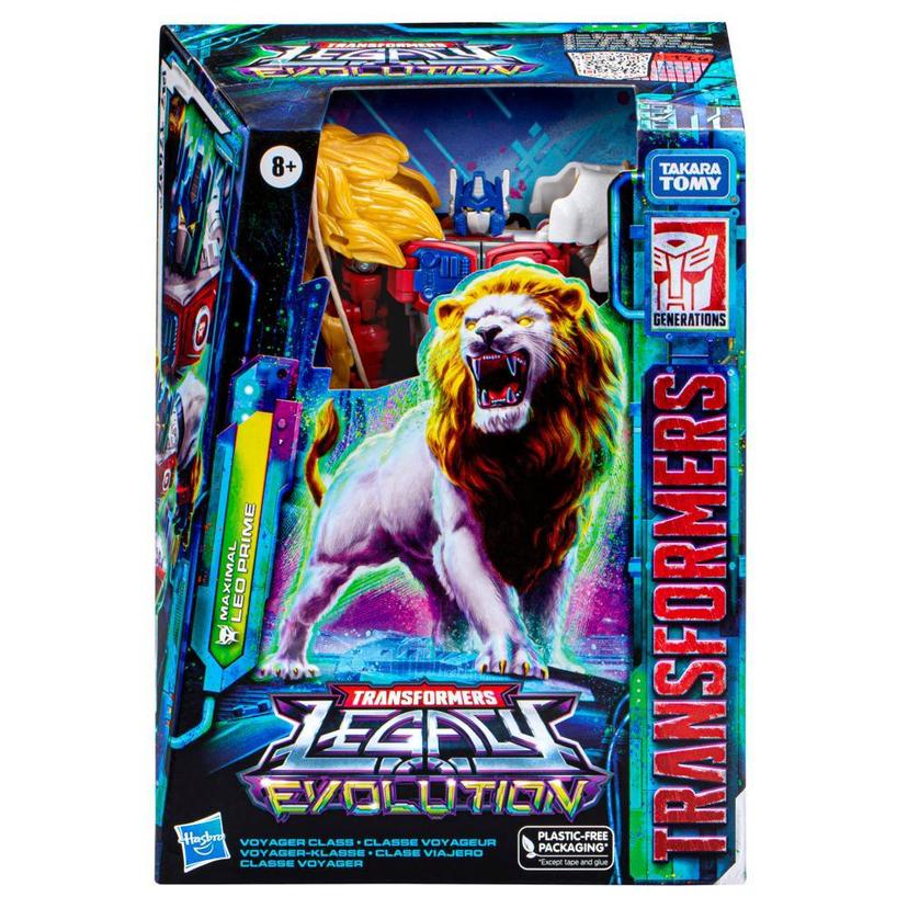 Transformers Legacy Evolution, figurine convertible Maximal Leo Prime de 17,5 cm classe Voyageur product image 1