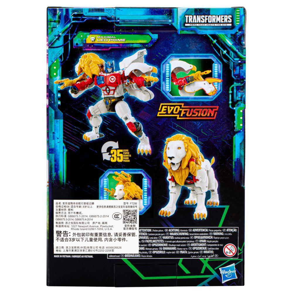 Transformers Legacy Evolution, figurine convertible Maximal Leo Prime de 17,5 cm classe Voyageur product thumbnail 1