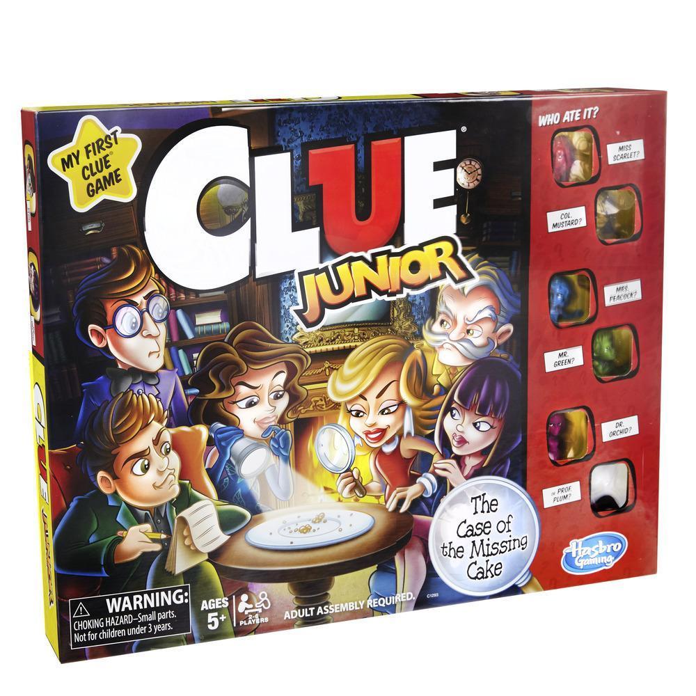 Clue Jr, jeu de plateau, jeu Clue pour jeunes enfants, jeu d'enquête pour enfants, jeu de société pour enfants, jeux juniors product thumbnail 1
