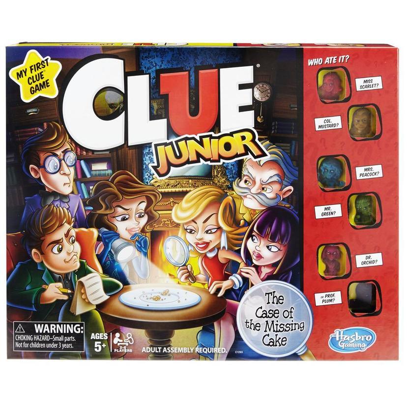 Clue Jr, jeu de plateau, jeu Clue pour jeunes enfants, jeu d'enquête pour enfants, jeu de société pour enfants, jeux juniors product image 1