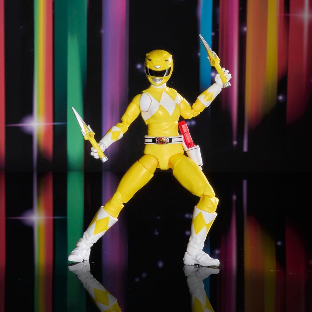 Power Rangers Lightning Collection Remastered, figurine Mighty Morphin Ranger jaune de 15 cm product thumbnail 1