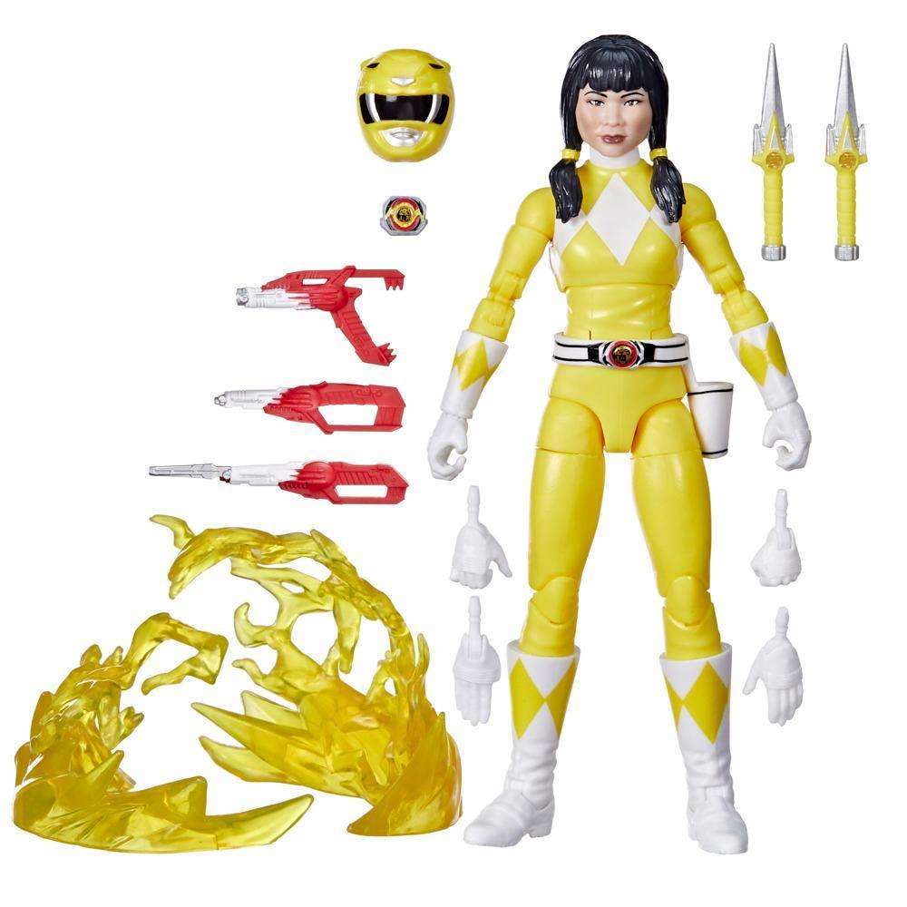 Power Rangers Lightning Collection Remastered, figurine Mighty Morphin Ranger jaune de 15 cm product thumbnail 1