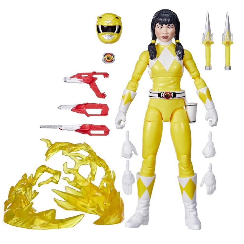 Power Rangers Lightning Collection Remastered, figurine Mighty Morphin Ranger jaune de 15 cm product image 1