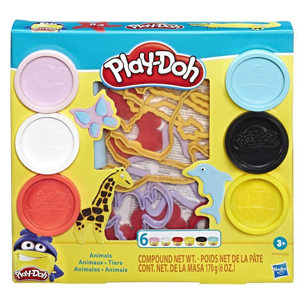 Play-Doh Mes premiers apprentissages – Les Animaux, loisirs créatifs avec pâte à modeler pour le préscolaire product thumbnail 1