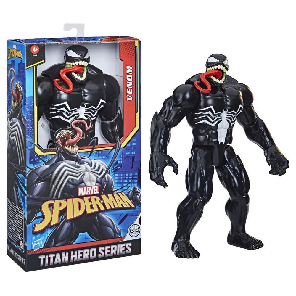 Marvel Spider-Man Titan Hero Series, figurine de collection Deluxe Venom de 30 cm, jouets pour enfants de 4 ans et plus product thumbnail 1