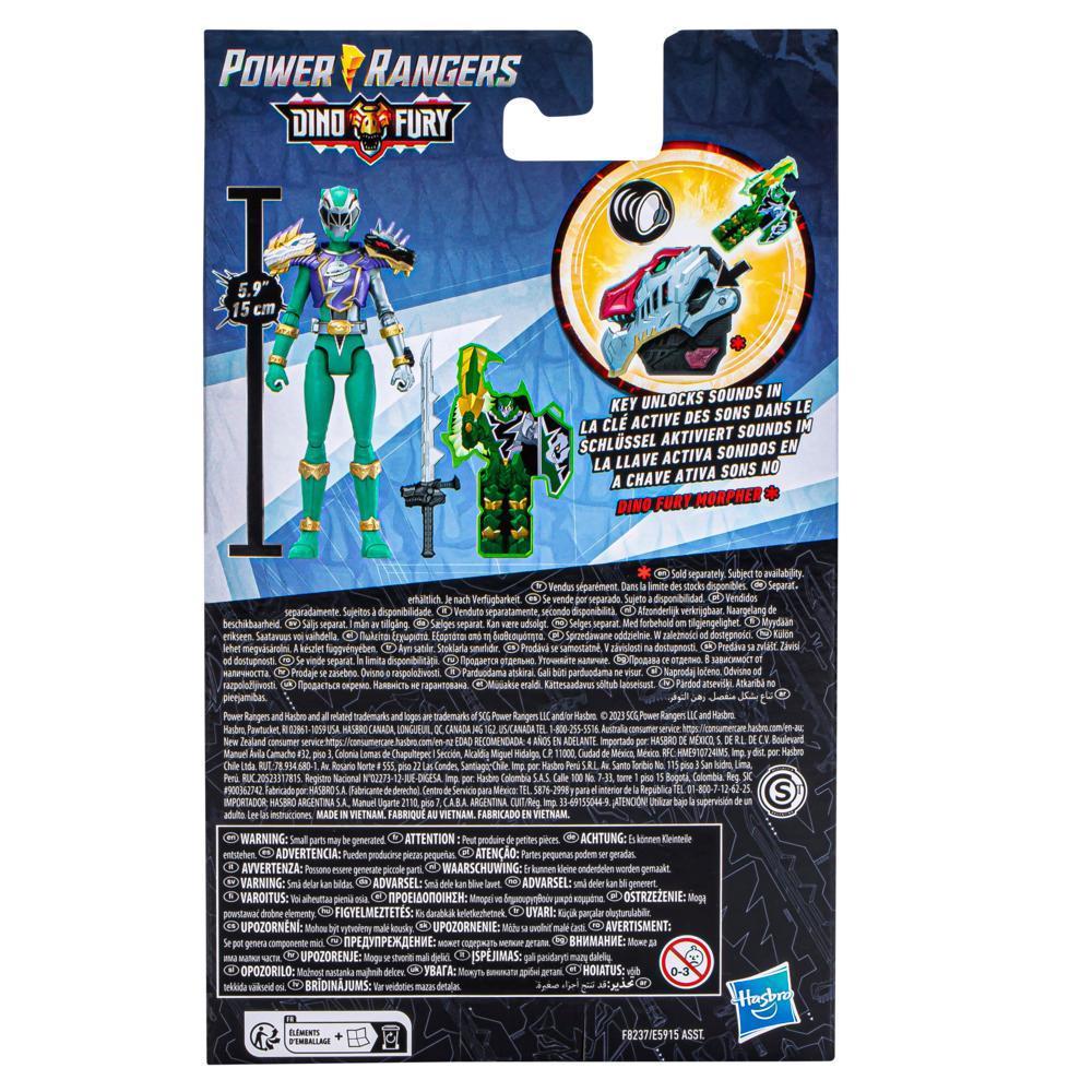 Power Rangers Dino Fury Ranger vert Armure Cosmic, figurine Power Rangers product thumbnail 1