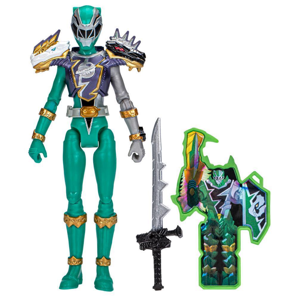 Power Rangers Dino Fury Ranger vert Armure Cosmic, figurine Power Rangers product thumbnail 1