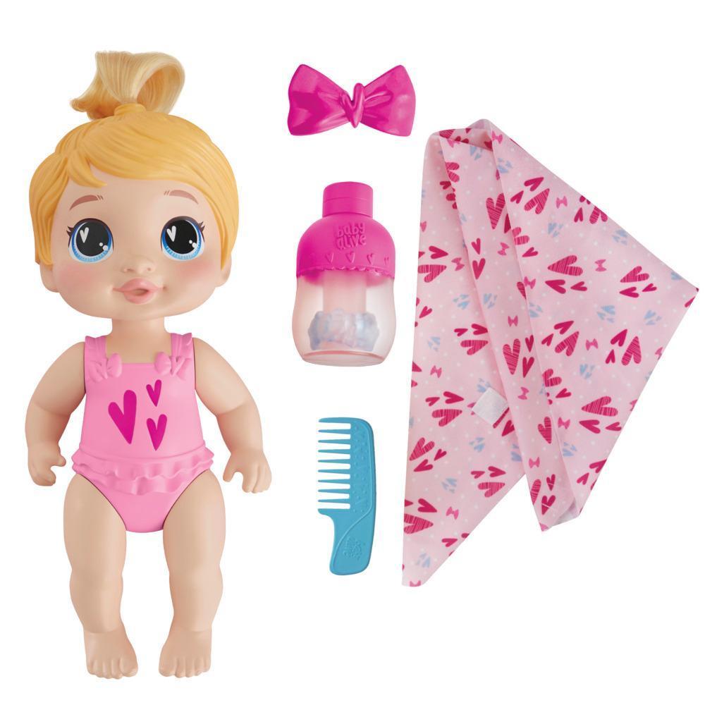 Baby Alive, poupée Harper Hugs L'heure du shampooing, cheveux blonds, jouet de bain product thumbnail 1