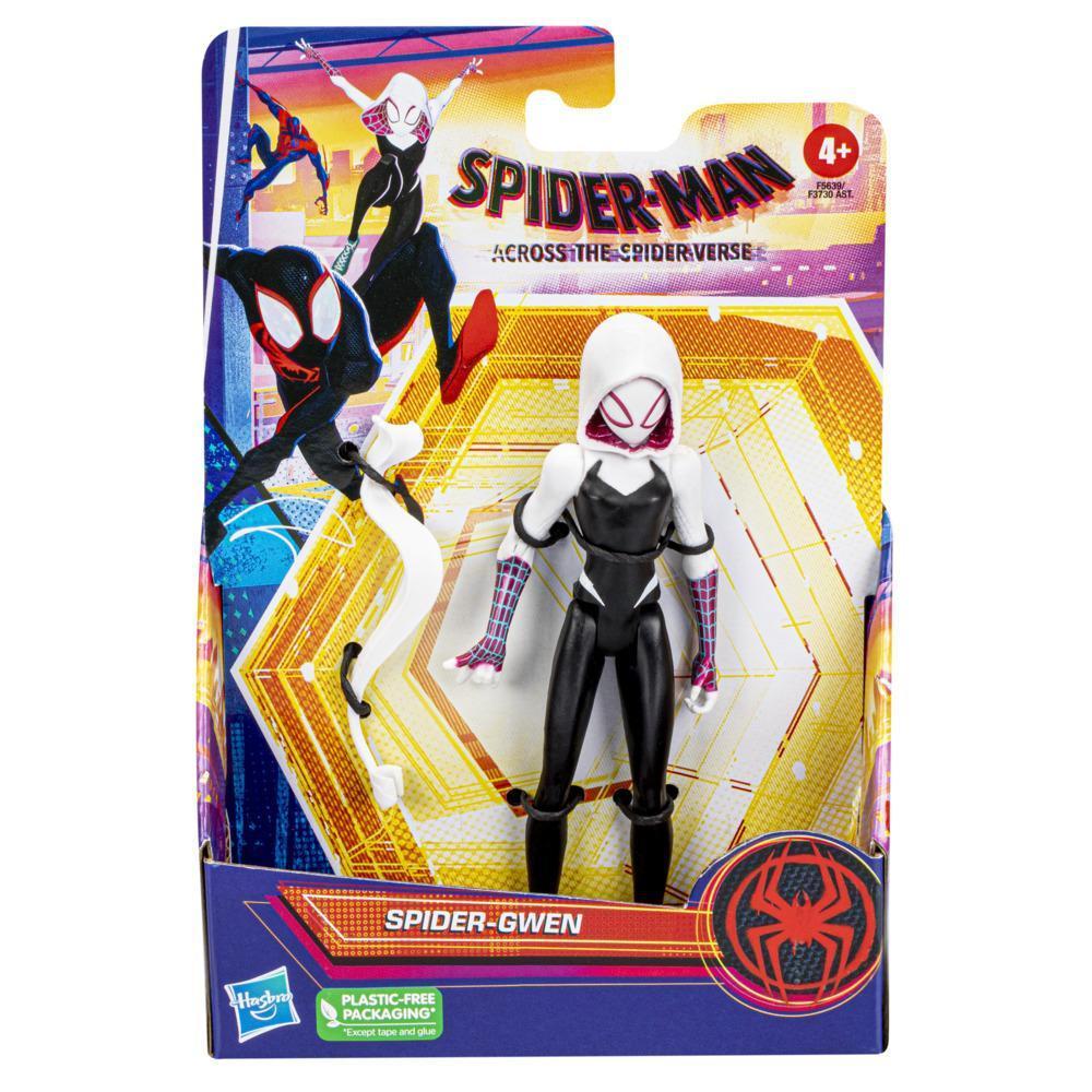 Marvel Spider-Man: Across the Spider-Verse, figurine Spider-Gwen de 15 cm avec accessoire, pour enfants dès 4 ans product thumbnail 1