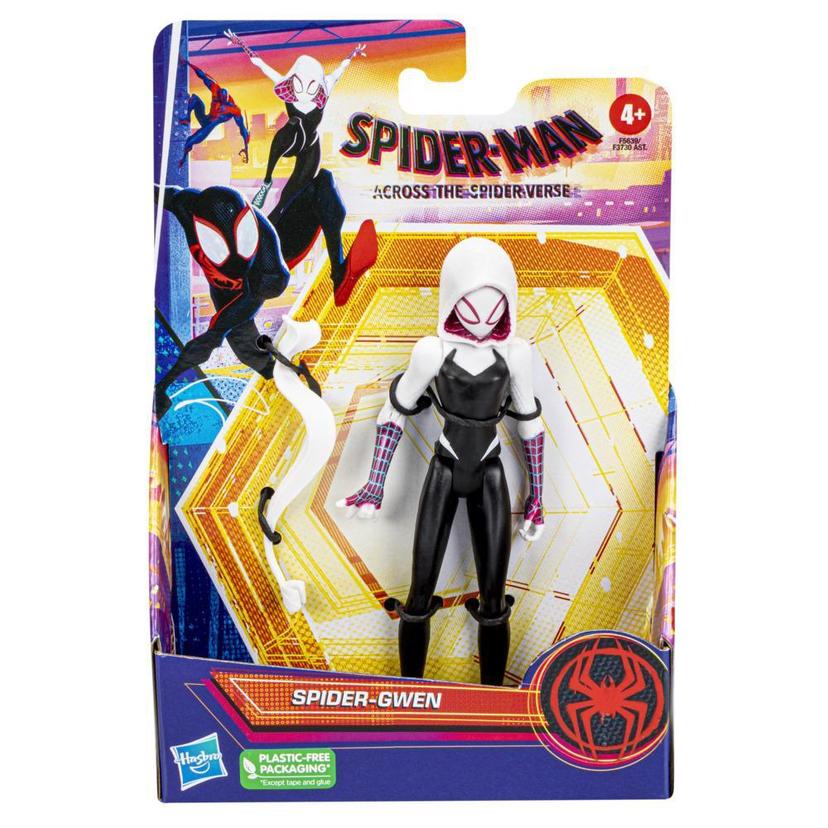 Marvel Spider-Man: Across the Spider-Verse, figurine Spider-Gwen de 15 cm avec accessoire, pour enfants dès 4 ans product image 1