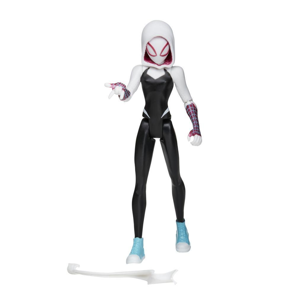 Marvel Spider-Man: Across the Spider-Verse, figurine Spider-Gwen de 15 cm avec accessoire, pour enfants dès 4 ans product thumbnail 1