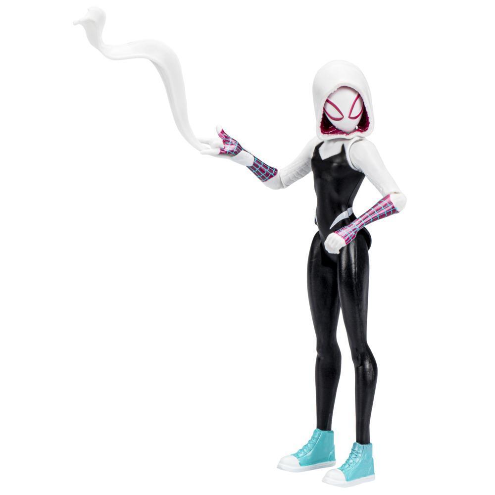 Marvel Spider-Man: Across the Spider-Verse, figurine Spider-Gwen de 15 cm avec accessoire, pour enfants dès 4 ans product thumbnail 1