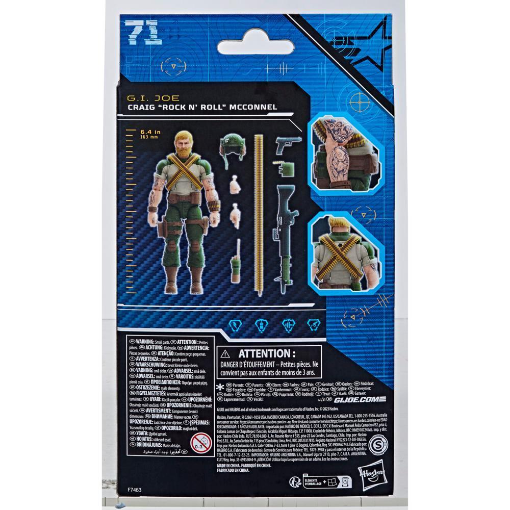 G.I. Joe Classified Series, figurine 71 Craig “Rock ‘N Roll” McConnel (15 cm) product thumbnail 1