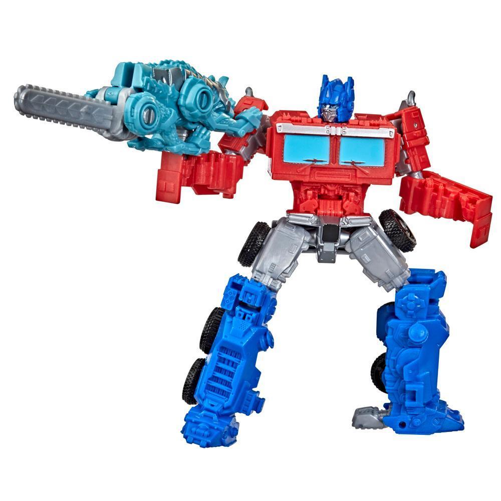 Transformers: Rise of the Beasts, pack de 2 figurines Beast Alliance Beast Weaponizers avec Optimus Prime, dès 6 ans, échelle 12,5 cm product thumbnail 1