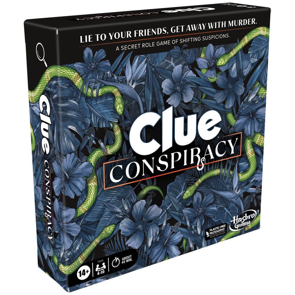 Clue Conspiration, jeu de plateau pour ados et adultes, jeux de stratégie avec rôles secrets, 4 à 10 joueurs, à partir de 14 ans product thumbnail 1