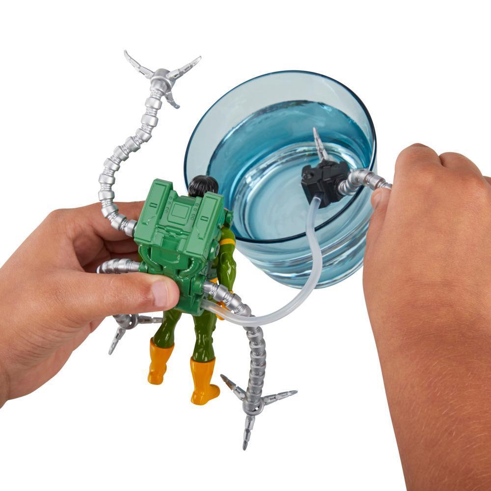 Marvel Spider-Man, figurine Doc Ock Héros aquatique de 10 cm avec accessoire à jet d'eau product thumbnail 1