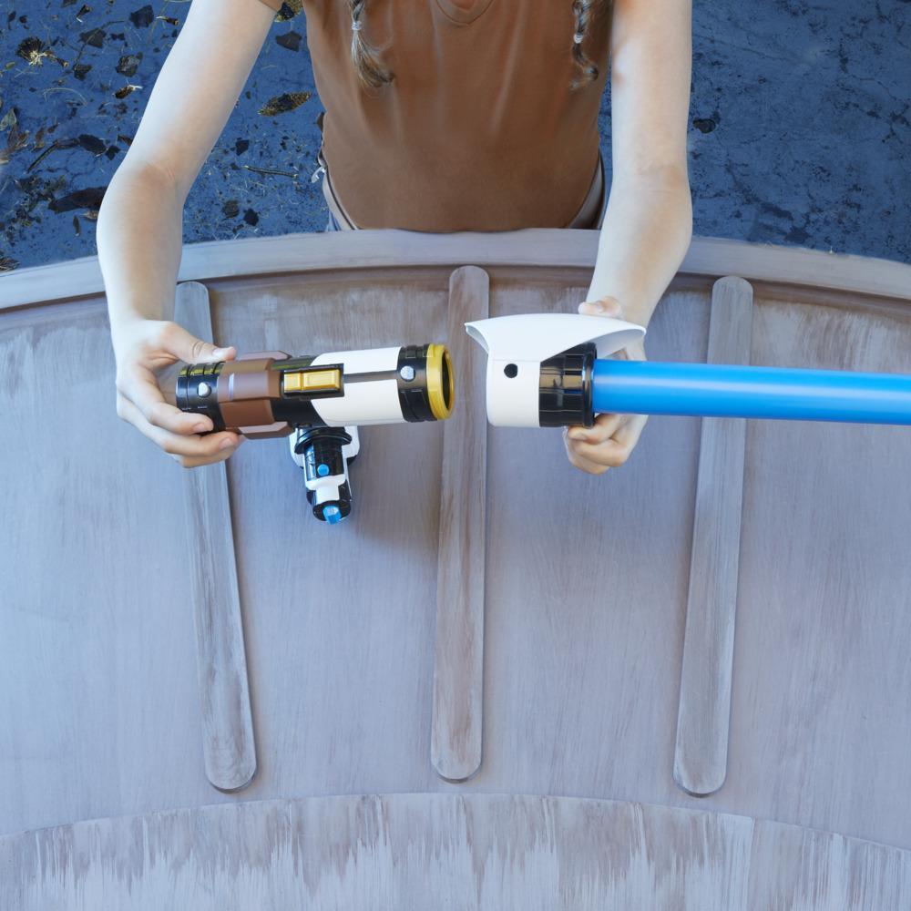 Star Wars Lightsaber Forge, Sabre laser d'Obi-Wan Kenobi à lame bleue extensible, jouet de déguisement personnalisable, dès 4 ans product thumbnail 1