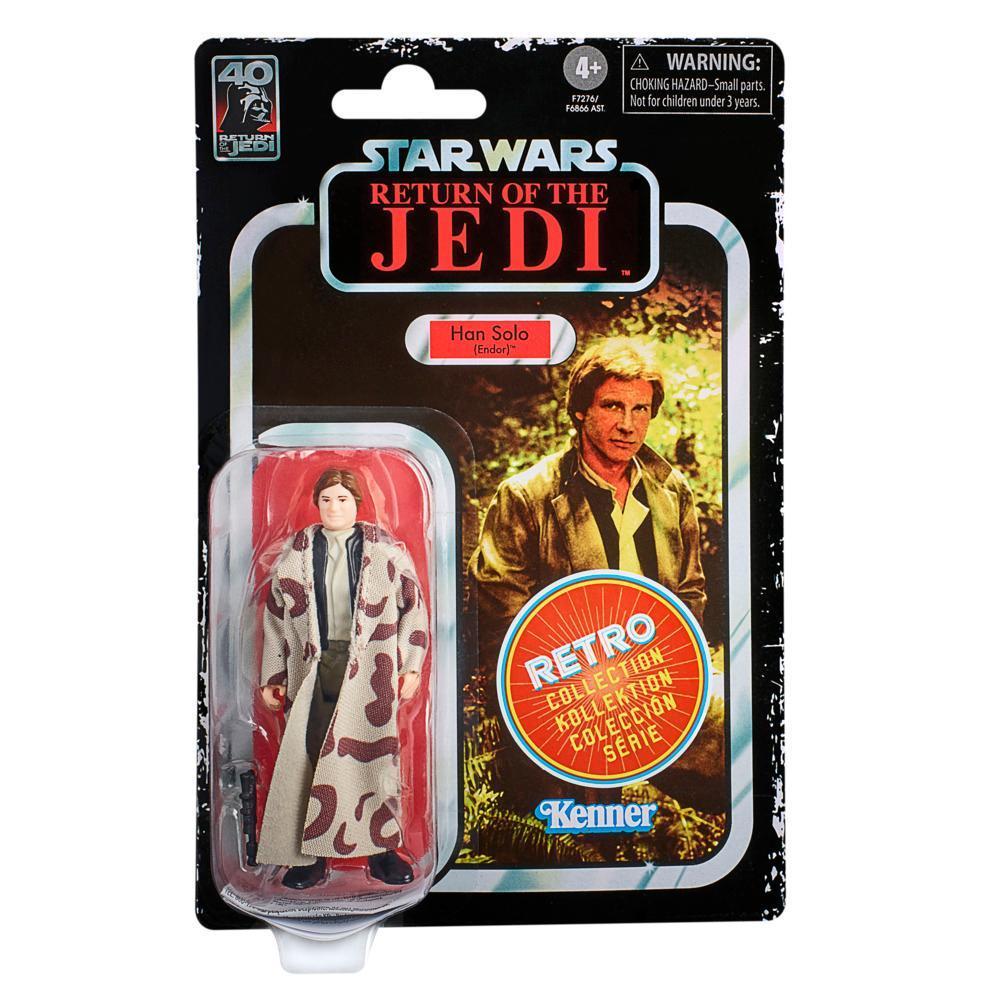 Star Wars Retro Collection, Han Solo (Endor), figurine de 9,5 cm, dès 4 ans product thumbnail 1