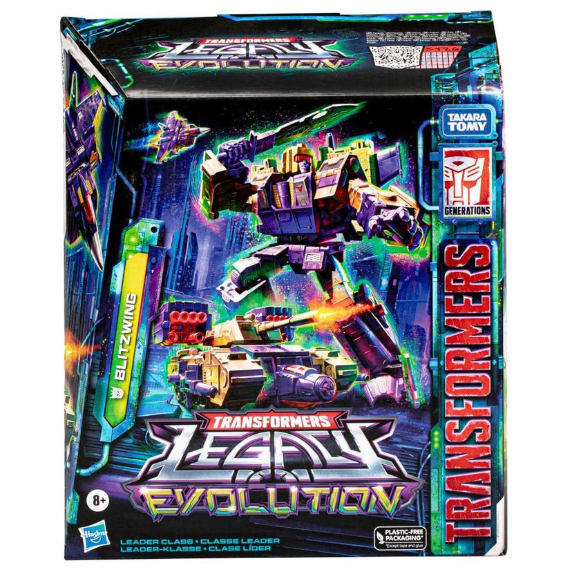 Transformers Generations Legacy Evolution, figurine à conversion Blitzwing classe Leader de 17,5 cm product image 1