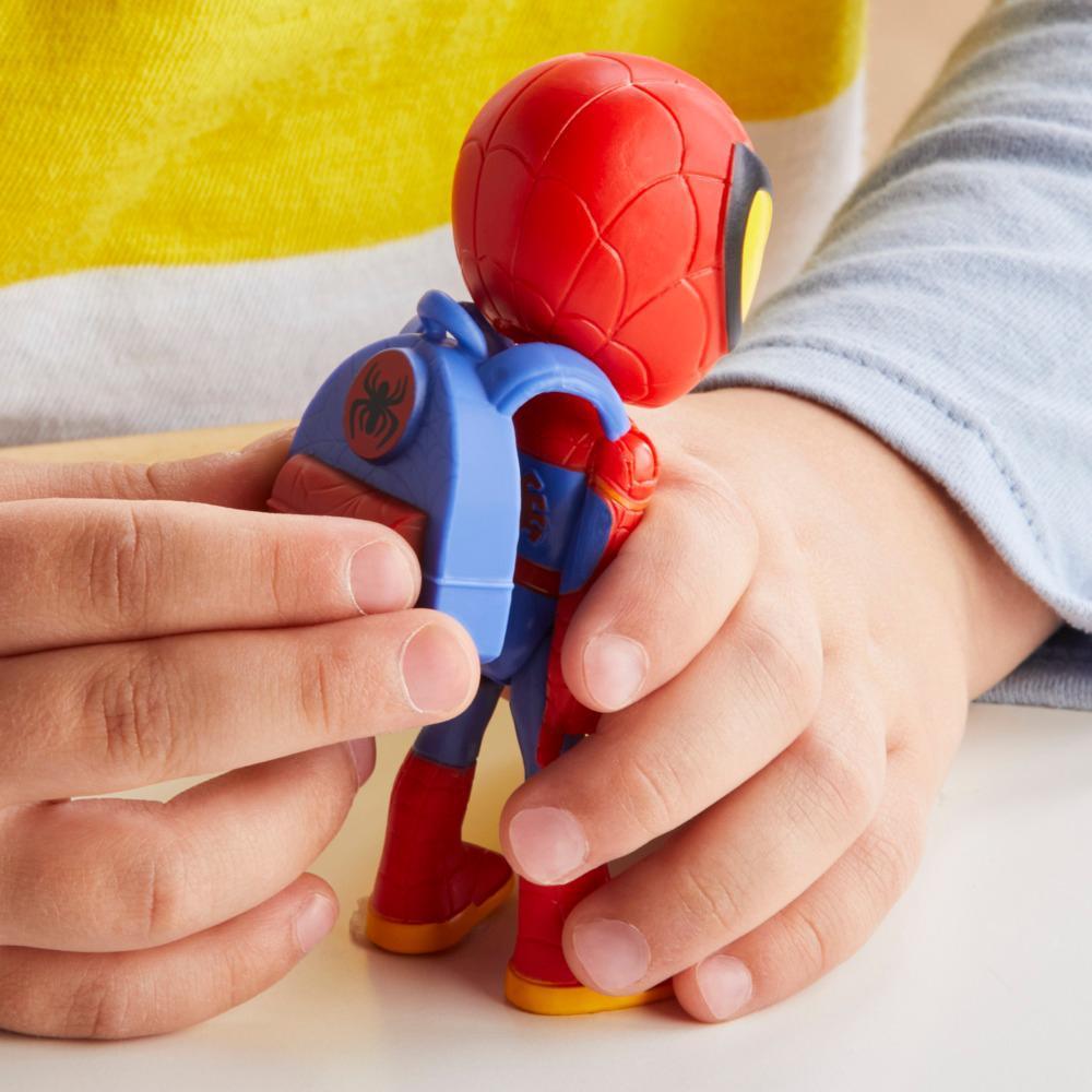 Marvel Spidey et ses Amis Extraordinaires Web-Spinners, figurine Spidey, accessoire à toile rotative product thumbnail 1