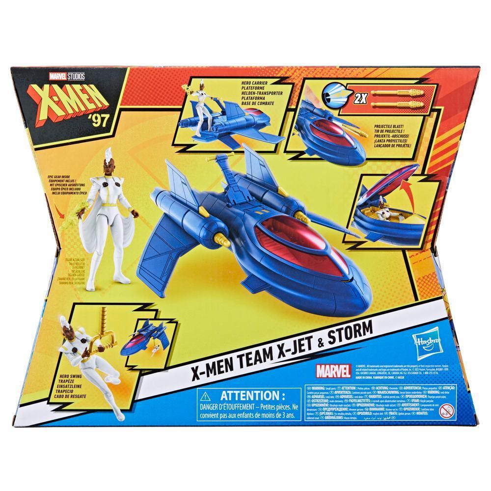 Marvel Studios X-Men '97, X-Men Team X-Jet et figurine Storm de 10 cm, jouets de super-héros product thumbnail 1