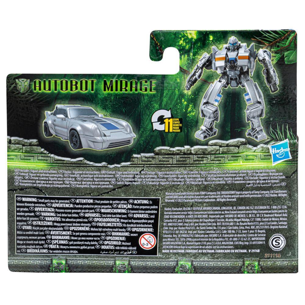 Transformers: Rise of the Beasts, Beast Alliance, figurine Battle Changers Autobot Mirage de 11 cm, à partir de 6 ans product thumbnail 1