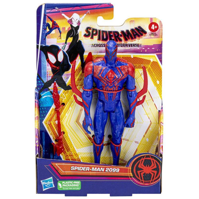 Marvel Spider-Man: Across the Spider-Verse, figurine Spider-Man 2099 de 15 cm avec accessoire, pour enfants dès 4 ans product image 1