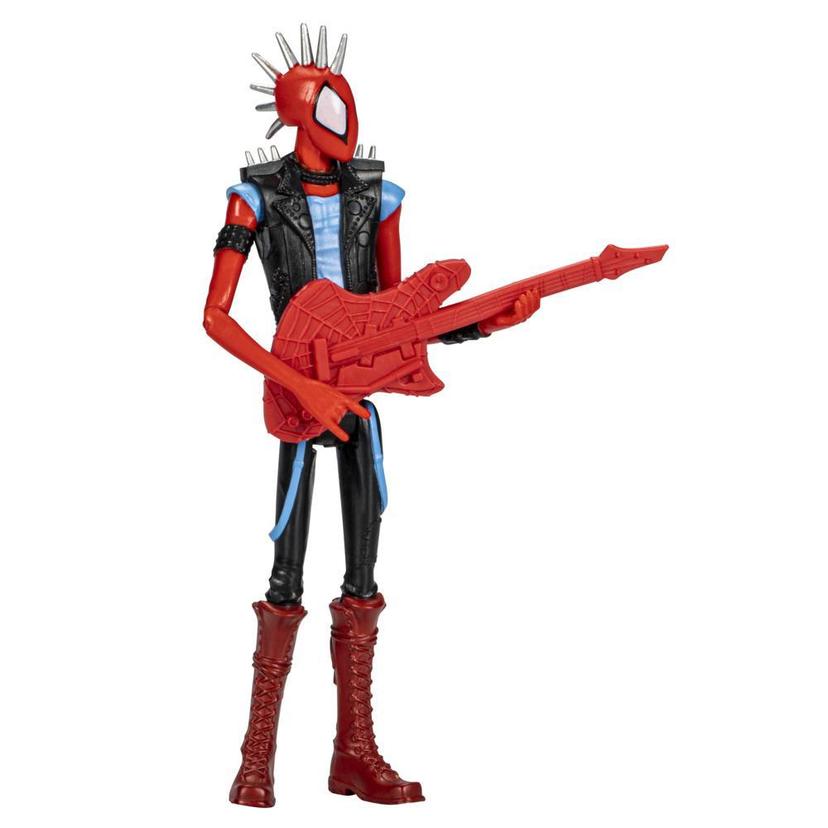 Marvel Spider-Man : Across the Spider-Verse, figurine Spider-Punk de 15 cm avec accessoire, jouet Marvel pour enfants à partir de 4 ans product image 1