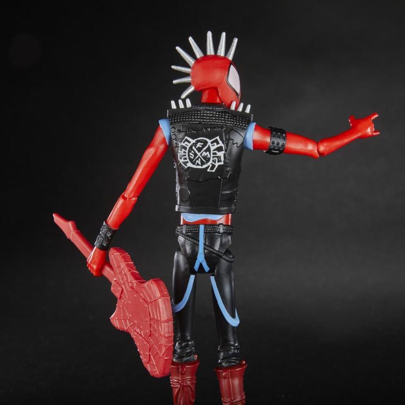 Marvel Spider-Man : Across the Spider-Verse, figurine Spider-Punk de 15 cm avec accessoire, jouet Marvel pour enfants à partir de 4 ans product image 1