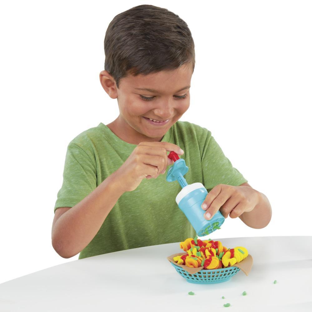 Play-Doh Kitchen Creations Friterie, coffret de pâte à modeler avec accessoires de cuisine factice, jouets préscolaires, à partir de 3 ans product thumbnail 1