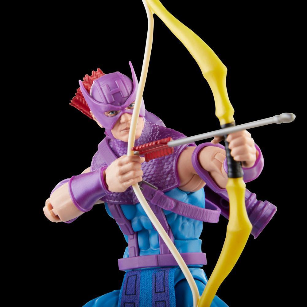 Hasbro Marvel Legends Series, figurine de 15 cm Hawkeye avec Sky-Cycle Avengers 60e anniversaire product thumbnail 1