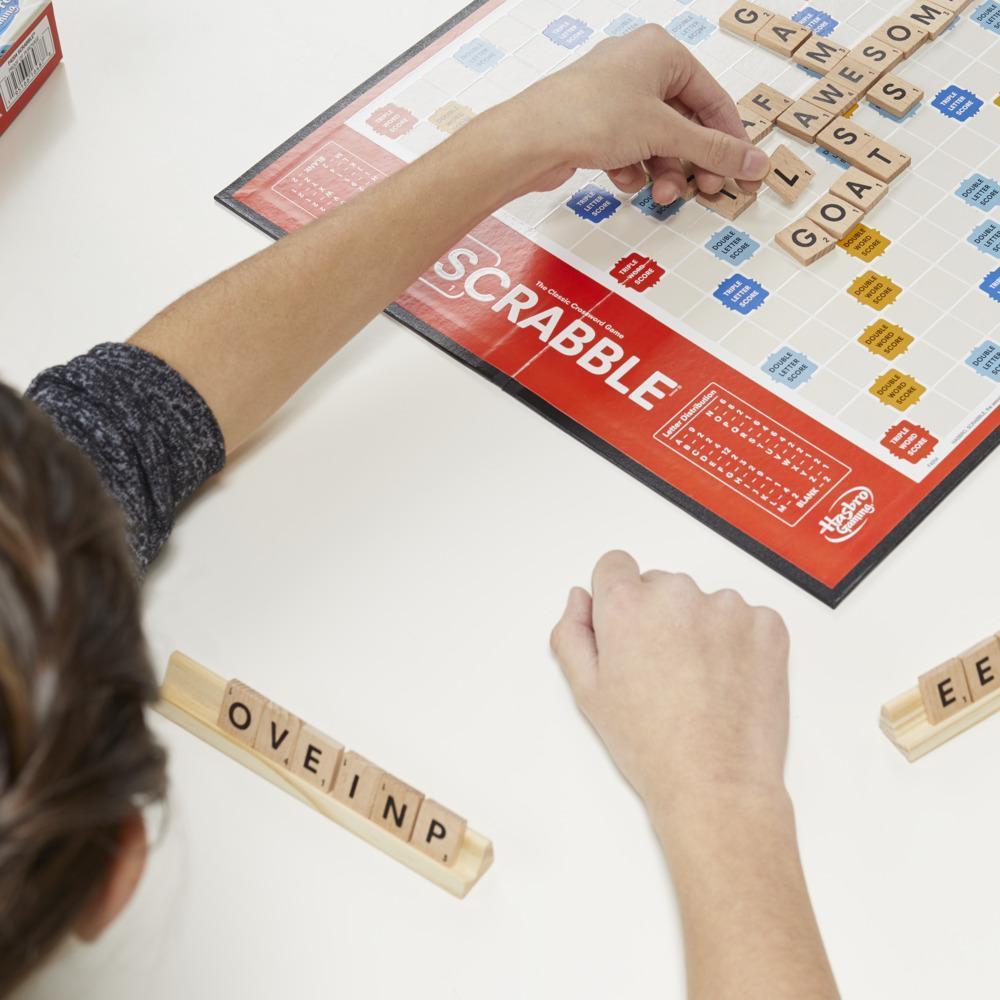 Jeu de plateau Scrabble, jeu de mots croisés classique pour enfants, à partir de 8 ans, jeu familial pour 2 à 4 joueurs product thumbnail 1