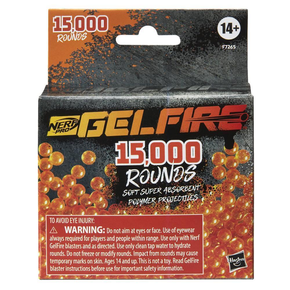 Nerf Pro Gelfire, recharge 15 000 billes Gelfire déshydratées pour blasters Nerf Gelfire product thumbnail 1