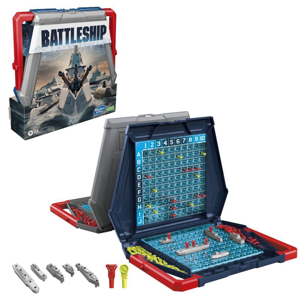 Battleship, jeu de stratégie pour enfants, à partir de 7 ans, pour 2 joueurs product thumbnail 1