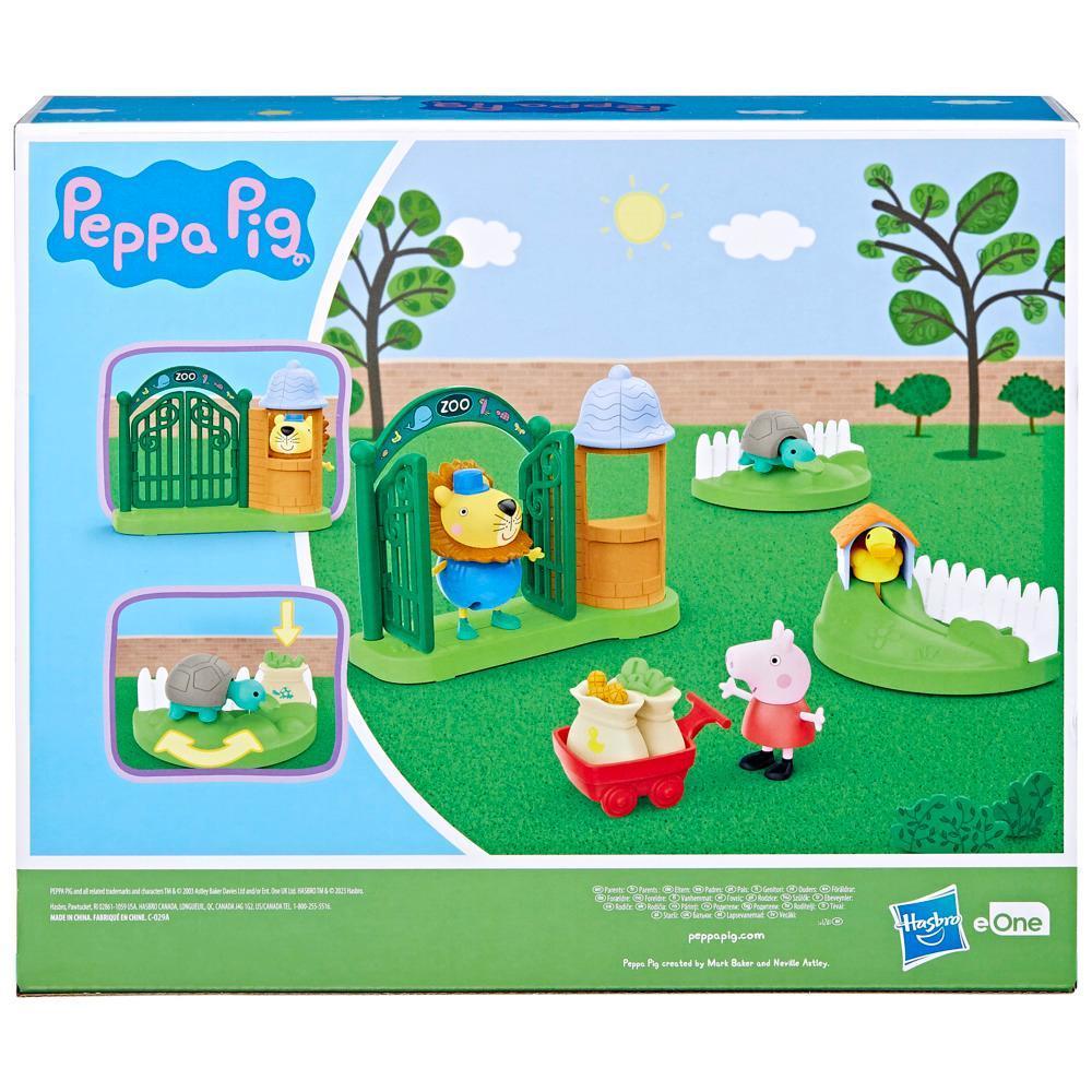 Peppa Pig, coffret Peppa va au zoo, 2 figurines et 6 accessoires, jouet préscolaire product thumbnail 1